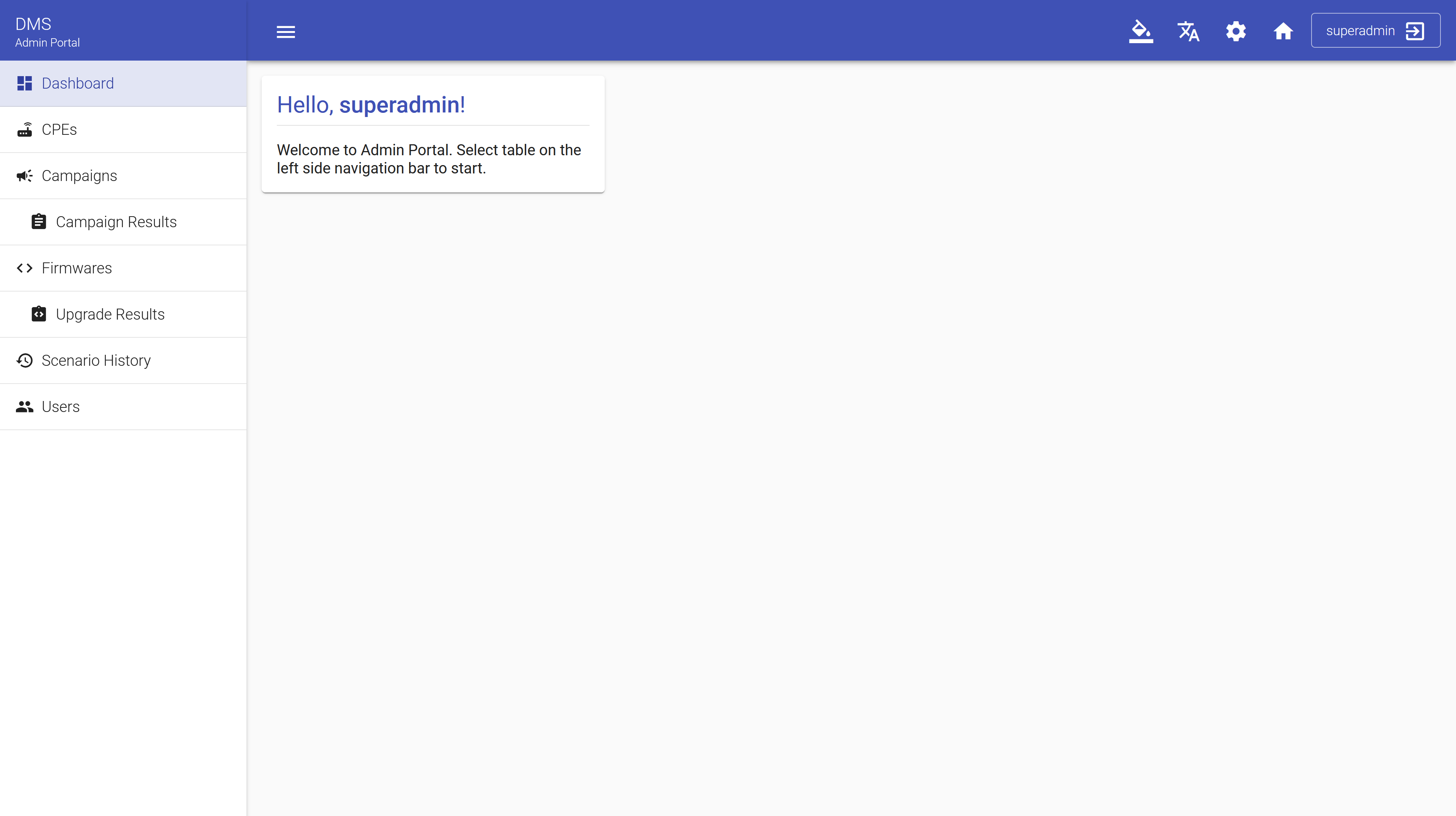 admin portal